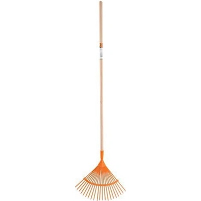 TOYA Hrábě vějířové s násadou120cm, 21 zubů, 400mm (TO-35799)