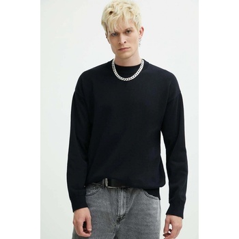 Hugo bavlnený sveter tenký 50486860 čierna