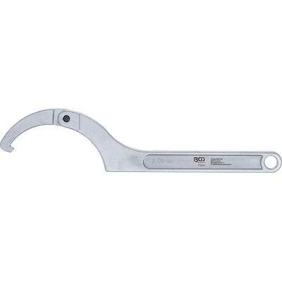 BGS Technic Kĺbový hákový kľúč s výstupkom 120 - 180 mm BGS 73231