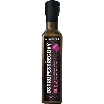 Allnature Ostropestřecový olej 0,5 l