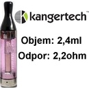 Kangertech CC/T2 clearomizer 2,2ohm fialový 2,4ml