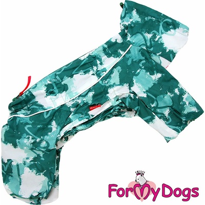 FOR MY DOGS pláštěnka GREEN BLOT