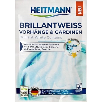 Heitmann Brillantweiss na záclony pro praní a bělení 50 g