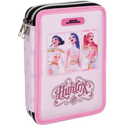 Ученически несесер K-Pop Demon Hunters Huntrix Pink с две отделения и съдържание (364-01100)