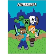 MLC Fleecová deka Minecraft motív The main characters