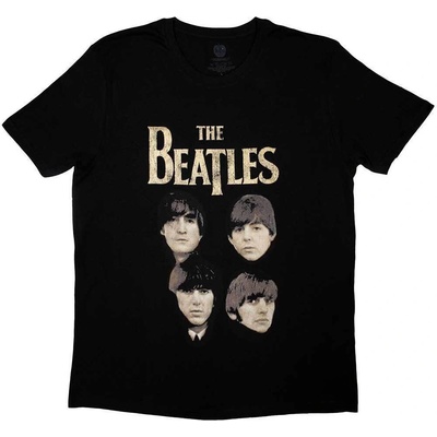 The Beatles 4 Heads Black L Риза (BEATTEE443MB03)
