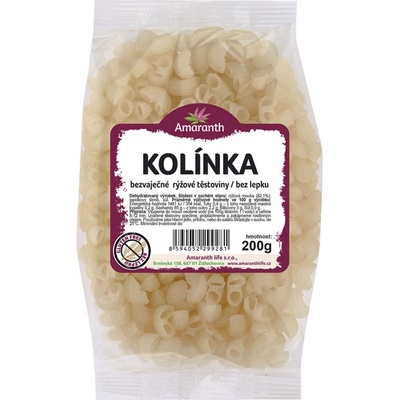 Amaranth Kolienka ryžové bezvaječné 200 g