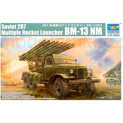 Trumpeter slepovací model Soviet 2B7R Multiple Rocket Launcher BM 13 HMM 1:35