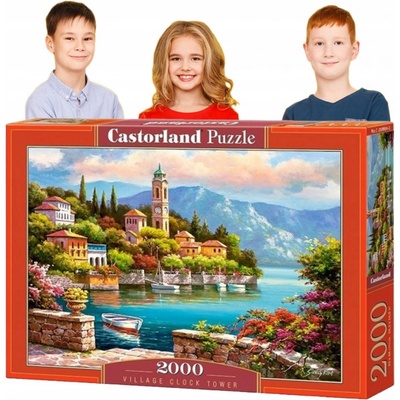 Castorland vesnická radniční věž 2000 dílků