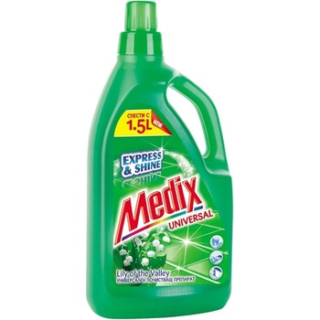 Medix Препарат за почистване Express & Shine, универсален, момина сълза, 1.4 L, зелен
