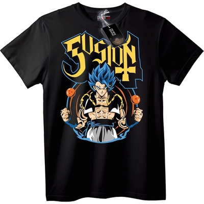 Fusion Goku Аниме Тениска - 2XL, Black