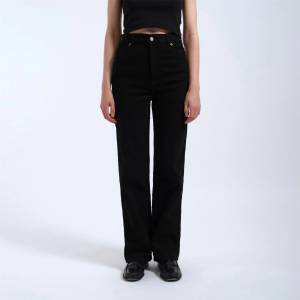 Dr Denim Дънки Dr Denim Moxy Straight - High Stretch Jeans - Solid Black