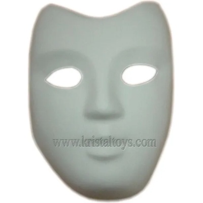 Карнавална маска за лице - бяла