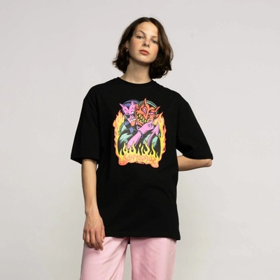Santa Cruz Delfino Devil Front Oversized black