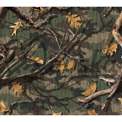 Softshell zimní pružný MASKÁČ S VĚTVEMA