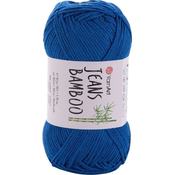YARNART Jeans Bamboo 123 Saxe Blue Плетива прежда (Jeans Bamboo 123)