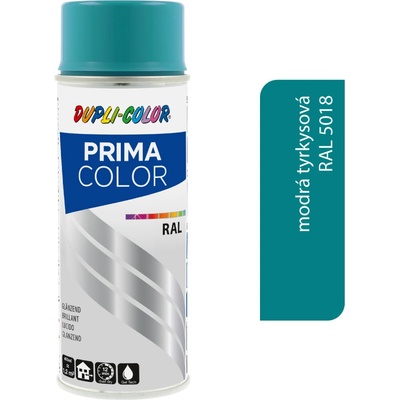 Dupli-color Prima RAL5018 modrá tyrkysová lesk 400 ml