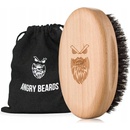 Angry Beards Drevená kefa na bradu a fúzy Harden