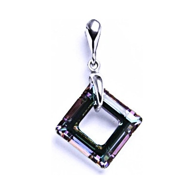 Čištín Stříbrný přívěšek s krystaly Swarovski barva Vitrail LightP 1313