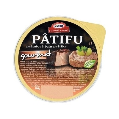 Veto Patifu tofu paštika gourmet 100g – Zboží Mobilmania