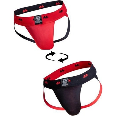 MM Sports The Original Jockstrap Reversible Black-Red
