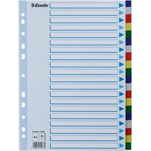 ESSELTE Регистър esselte a/4 пластмаса 20 броя 15263 (15263)