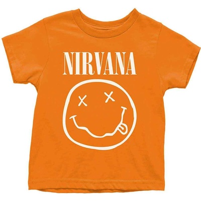 Rock Off metal Nirvana White Happy Face