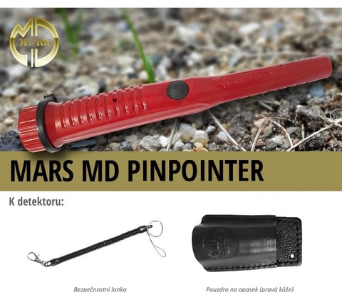 Mars MD Pinpointer - červený