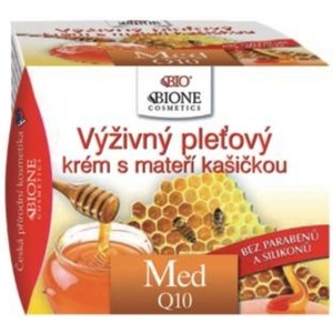 Bione Cosmetics BC Bione Cosmetics Med + Q10 крем за лице с пчелно млечице 51 мл