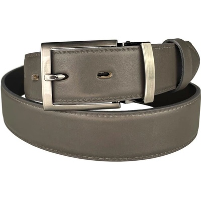 Penny Belts pánský kožený opasek 35-020-1-50 šedý