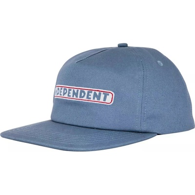 INDEPENDENT BAR LOGO SNAPBACK UNSTRUCTURED HAT SLATE BLUE
