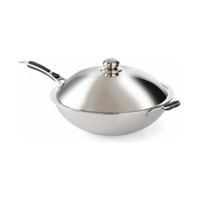 Hendi WOK nerezová pánev s poklicí 360mm 239773