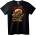 NOONEBRAND Тениска Metallica Череп граната - M, Black