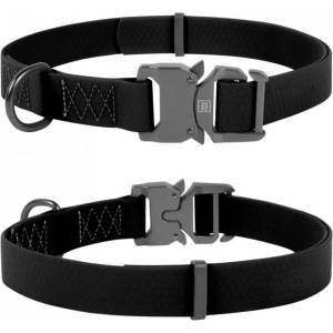 COLLAR Водоустойчив нашийник wau dog - черен 31-49 см / 25 мм