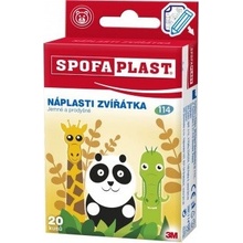 Spofaplast Spofaplast 114 Dětské náplasti Zvířátka 20 ks