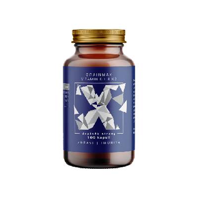 Votamax BrainMax Vitamin D3 & K2 D3 5000 IU K2 jako MK7 150 mcg 100 kapslí