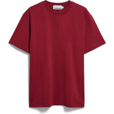 Armedangels Мъжка тениска ARMEDANGELS Maarkos Mid Weight T-shirt - Velvet Red - размер XXL (216-8460-0615)