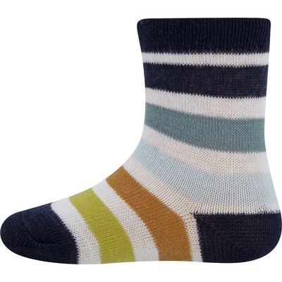 Ewers Socken GOTS Ringel stahlblau