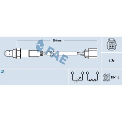 Lambda sonda FAE 77473
