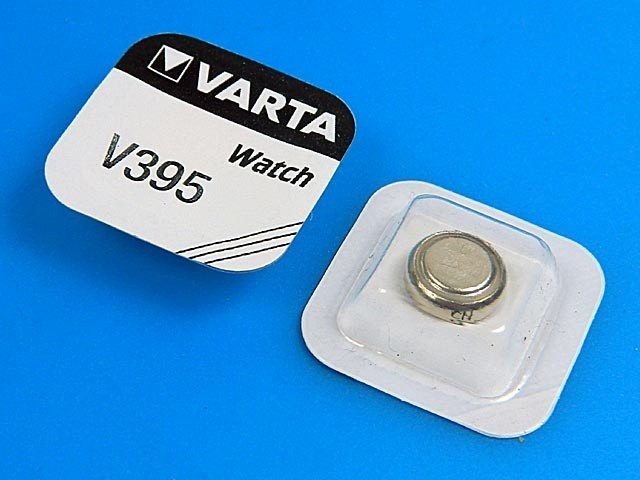 Varta V395 Uhrenbatterie – 1,55V, 42mAh, Silberoxid, SR57, 1 Stück