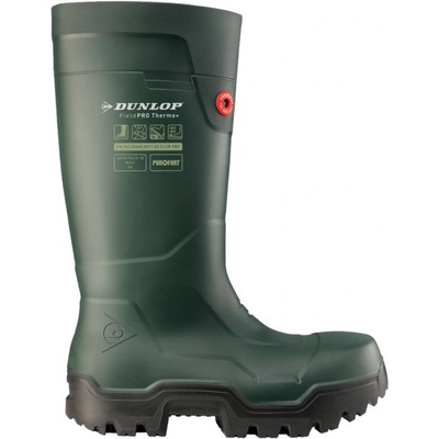 DUNLOP PUROFORT THERMO FULL SAFETY S5 45588 čižmy Zelená