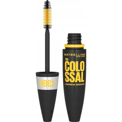 Maybelline The Colossal 36H Black Voděodolná řasenka pro prodloužené řasy a objem 10 ml