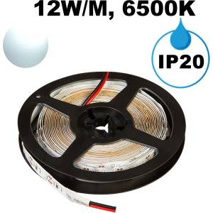 UltraLux Led ЛЕНТА, 12w/m, 6500k, 12v dc, smd3014, 120 leds/m, ip20 (ng30120w)