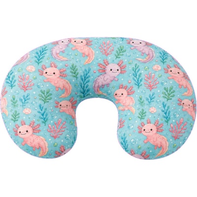 Tebba Cestovní polštář za krk Axolotlí svět 39x29x11 POL-02