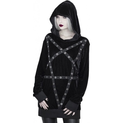 Killstar Wicca Velvet čierna