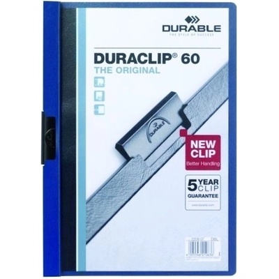 Durable Deska A4 DuraClip 2209 60 listů tmavě modrá