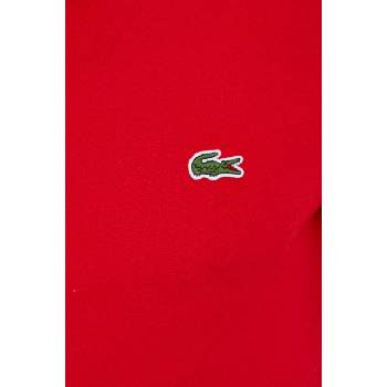 Lacoste Памучна тениска с яка Lacoste в червено с изчистен дизайн (PH4012)