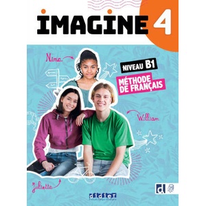 Imagine 4 - niv. B1 - Livre + didierfle. app | Marie-Noëlle Cocton, Marianne Ellafaf, Louise Rousselot, Marie Gouelleu (2023)