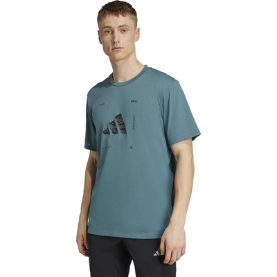 Adidas Тениска Climacool Training Camo Logo Graphic