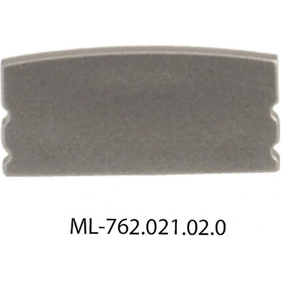 ML-762.021.02.0 Koncovka pro PH bez otvoru, stříbrná barva, 1 ks